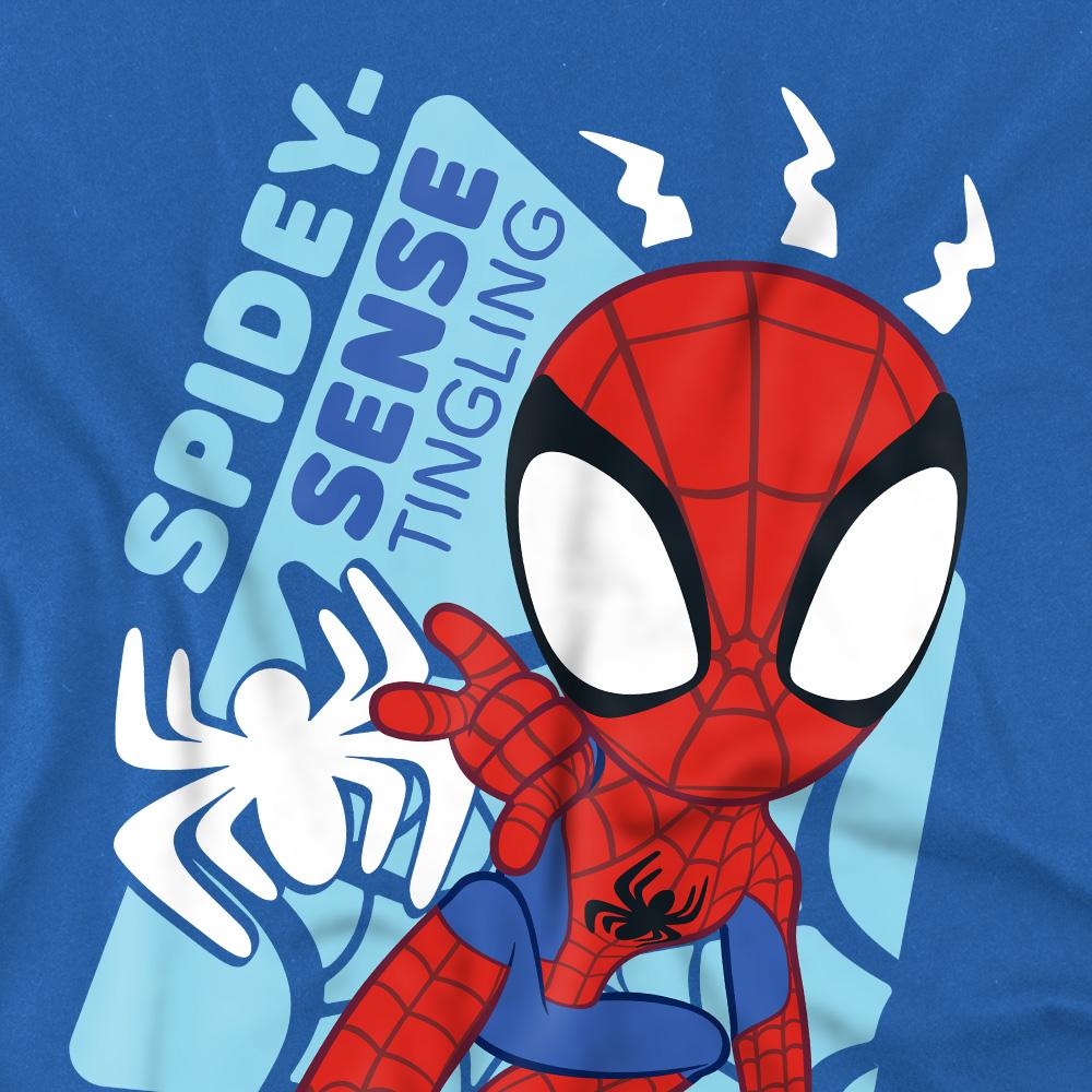 Royal Blue - Pack Shot - Spidey And His Amazing Friends Childrens-Kids Spidey Senses T-Shirt