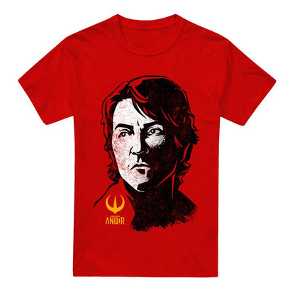 Heather Red - Front - Star Wars: Andor Unisex Adult Viva T-Shirt