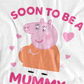 White - Side - Peppa Pig Unisex Adult Soon To Be Mummy Pig T-Shirt