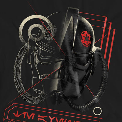 Black - Side - Star Wars: Andor Unisex Adult Helmet T-Shirt