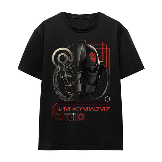 Black - Front - Star Wars: Andor Unisex Adult Helmet T-Shirt