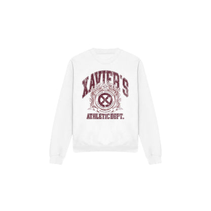 White - Front - Marvel Unisex Adult X-Men Athletic Dept Professor X Sweatshirt