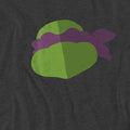 Charcoal - Pack Shot - Teenage Mutant Ninja Turtles Unisex Adult Donatello Face T-Shirt