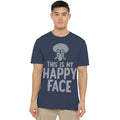 Navy - Lifestyle - SpongeBob SquarePants Unisex Adult Happy Face T-Shirt