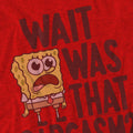 Red - Pack Shot - SpongeBob SquarePants Unisex Adult Sarcasm T-Shirt