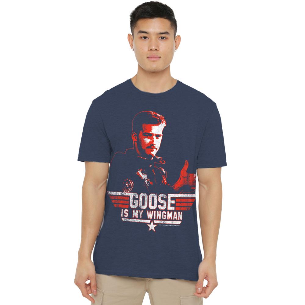 Navy - Lifestyle - Top Gun Unisex Adult Wingman Goose T-Shirt