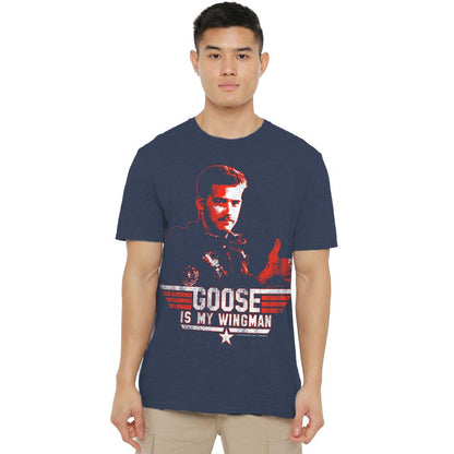 Navy - Lifestyle - Top Gun Unisex Adult Wingman Goose T-Shirt
