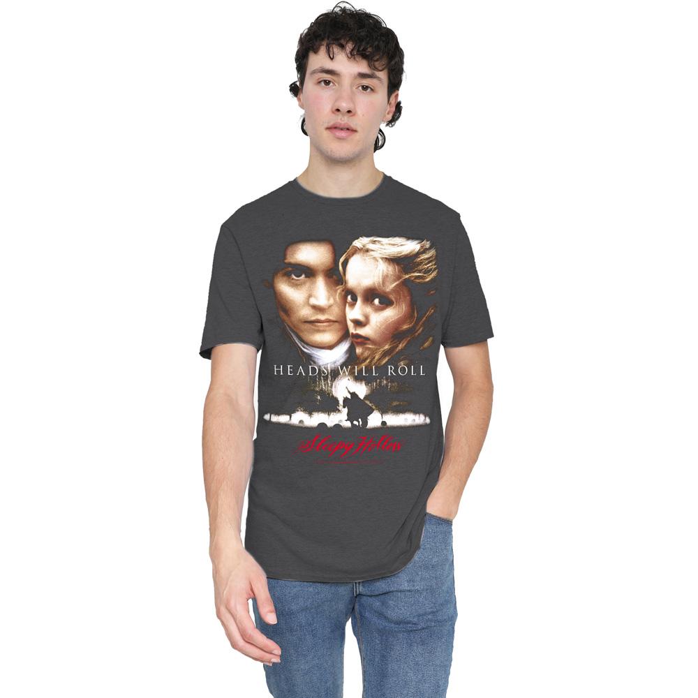 Charcoal - Lifestyle - Sleepy Hollow Unisex Adult Heads Will Roll T-Shirt
