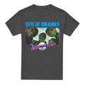 Charcoal - Front - Galaxy Quest Unisex Adult Cute But Deadly T-Shirt