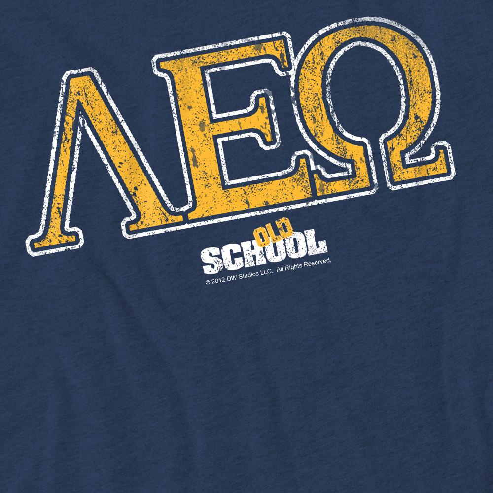Navy - Pack Shot - Old School Unisex Adult Leo T-Shirt