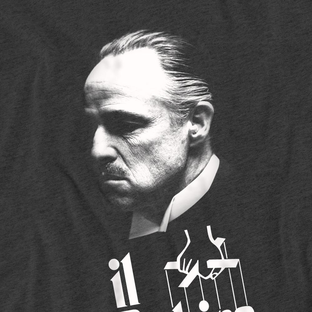 Charcoal - Side - The Godfather Unisex Adult Il Padrino T-Shirt