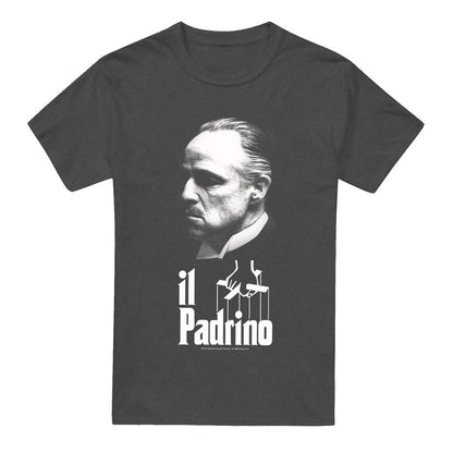 Charcoal - Front - The Godfather Unisex Adult Il Padrino T-Shirt