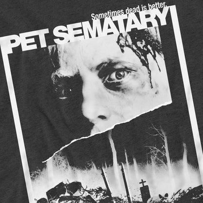 Charcoal - Pack Shot - Pet Sematary Unisex Adult Poster T-Shirt