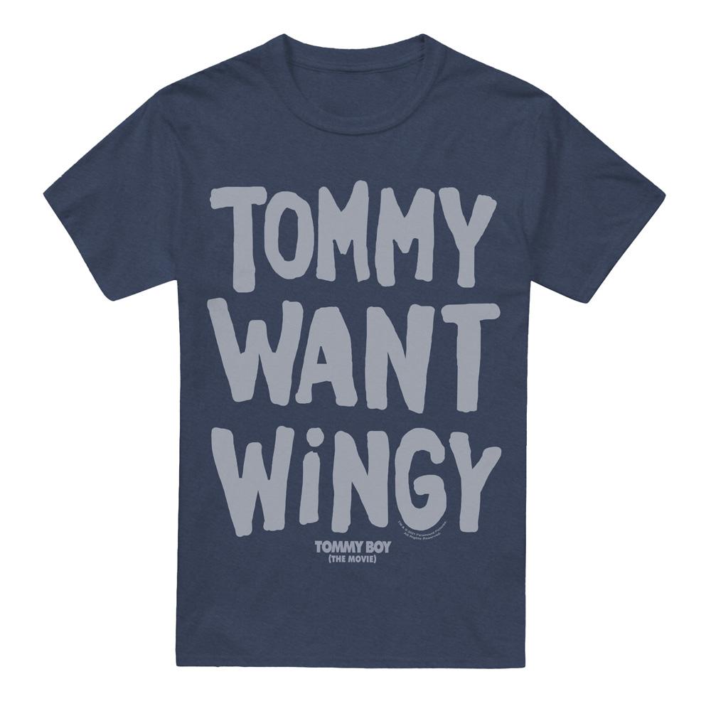 Navy - Front - Tommy Boy Unisex Adult Callahan T-Shirt
