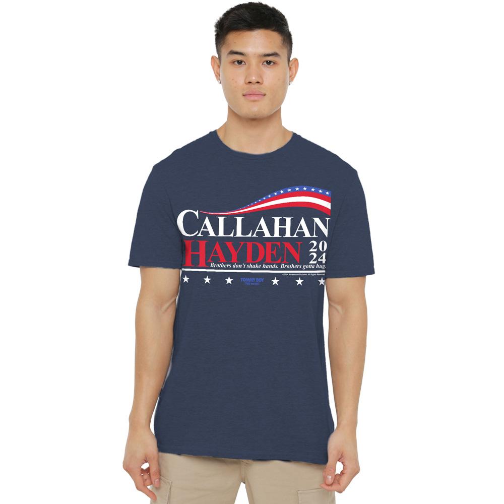 Navy - Lifestyle - Tommy Boy Unisex Adult Callahan And Hayden For President 2024 T-Shirt