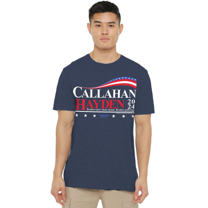 Navy - Lifestyle - Tommy Boy Unisex Adult Callahan And Hayden For President 2024 T-Shirt