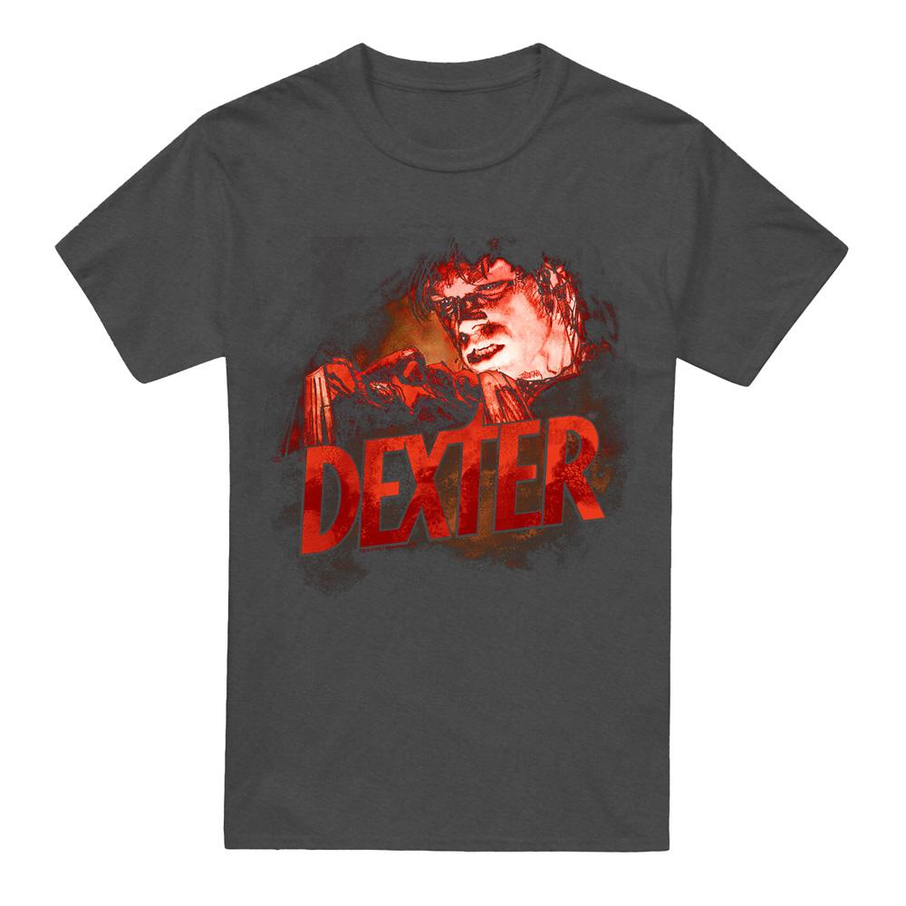 Charcoal - Front - Dexter Unisex Adult Drawing T-Shirt