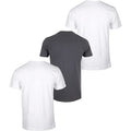 White-Graphite-Black - Back - Star Wars Mens Characters T-Shirt (Pack of 3)