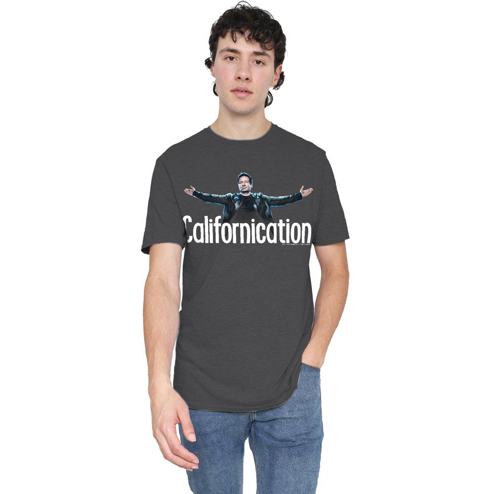 Charcoal - Lifestyle - Californication Unisex Adult Outstretched T-Shirt