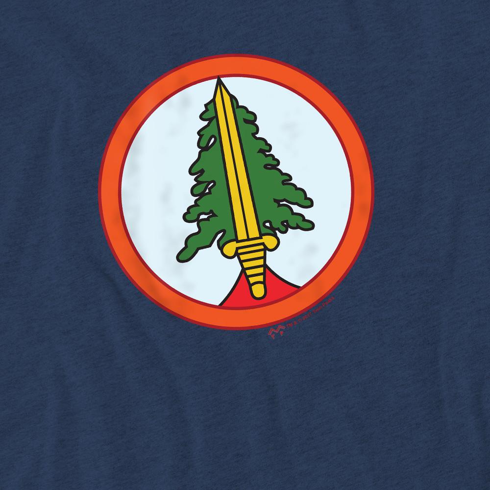 Navy - Pack Shot - Twin Peaks Unisex Adult Bookhouse Boys T-Shirt