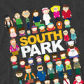 Charcoal - Pack Shot - South Park Unisex Adult Full Cast T-Shirt