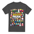 Charcoal - Front - South Park Unisex Adult Full Cast T-Shirt