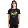 Black - Side - 90210 Unisex Adult Colour Blend Logo T-Shirt