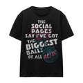 Black - Front - AC-DC Unisex Adult Big Balls T-Shirt