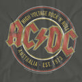 Charcoal - Pack Shot - AC-DC Unisex Adult Est. ´73 T-Shirt