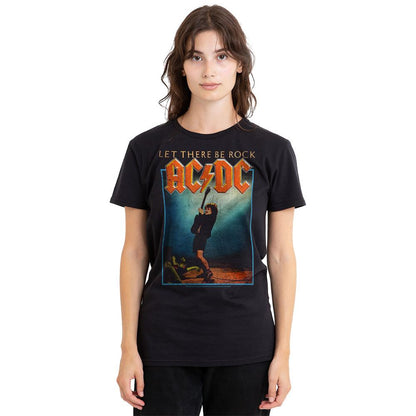 Black - Side - AC-DC Unisex Adult Let There Be Rock T-Shirt