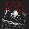 Black - Pack Shot - AC-DC Unisex Adult Logo Stack T-Shirt