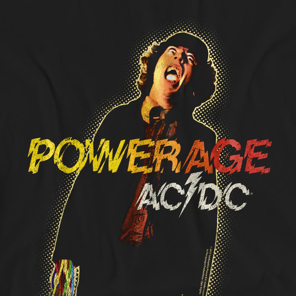 Black - Pack Shot - AC-DC Unisex Adult Powerage T-Shirt