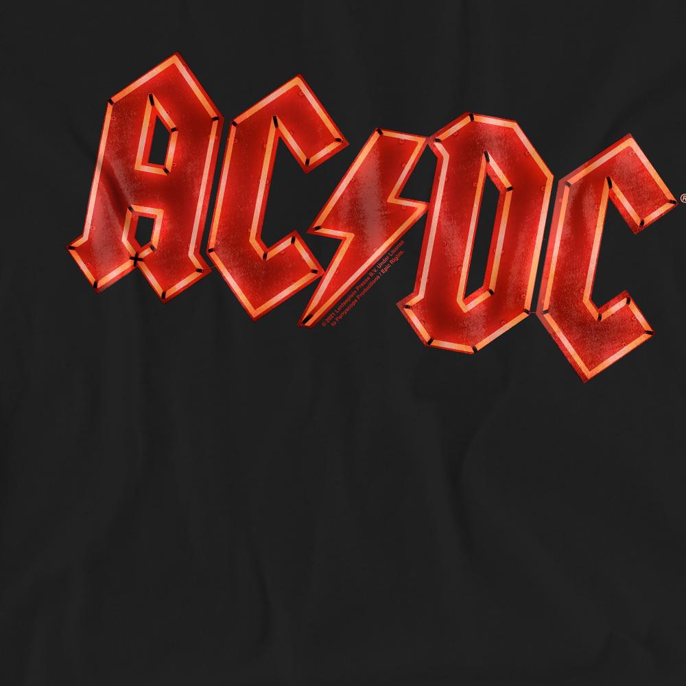Black - Pack Shot - AC-DC Unisex Adult PWR-UP Logo T-Shirt