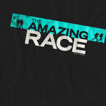 Black - Pack Shot - The Amazing Race Unisex Adult Bar Logo T-Shirt