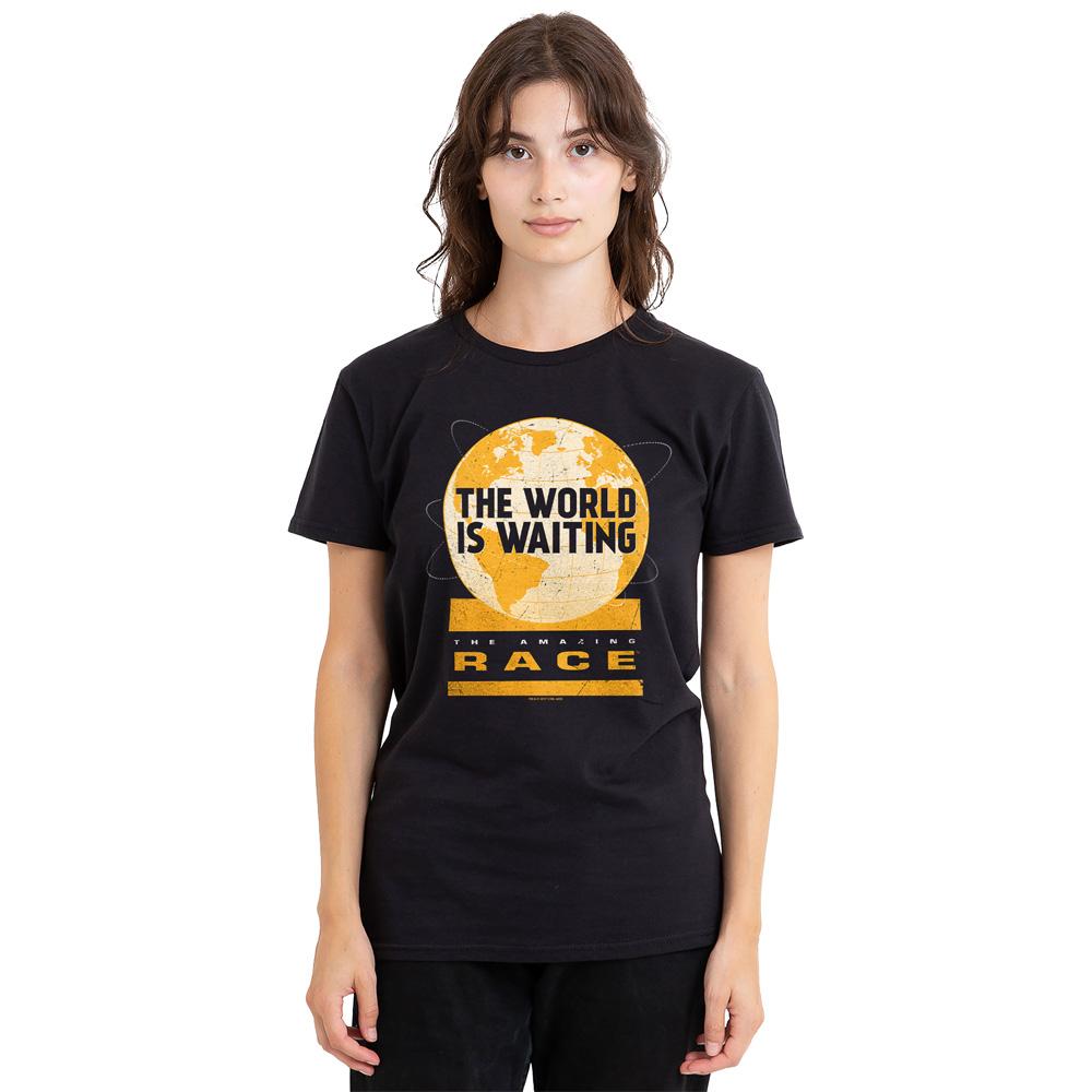 Black - Lifestyle - The Amazing Race Unisex Adult Waiting World T-Shirt