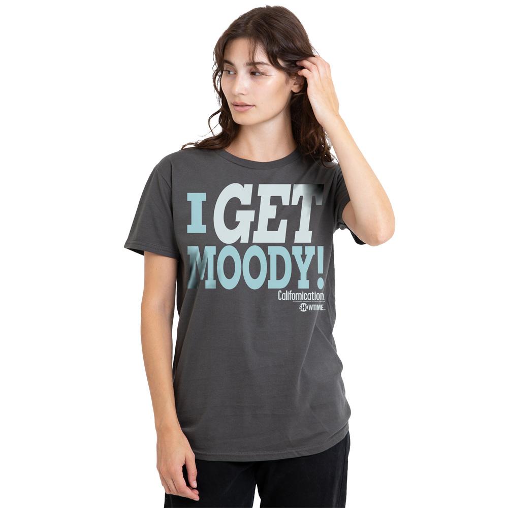 Charcoal - Side - Californication Unisex Adult I Get Moody T-Shirt