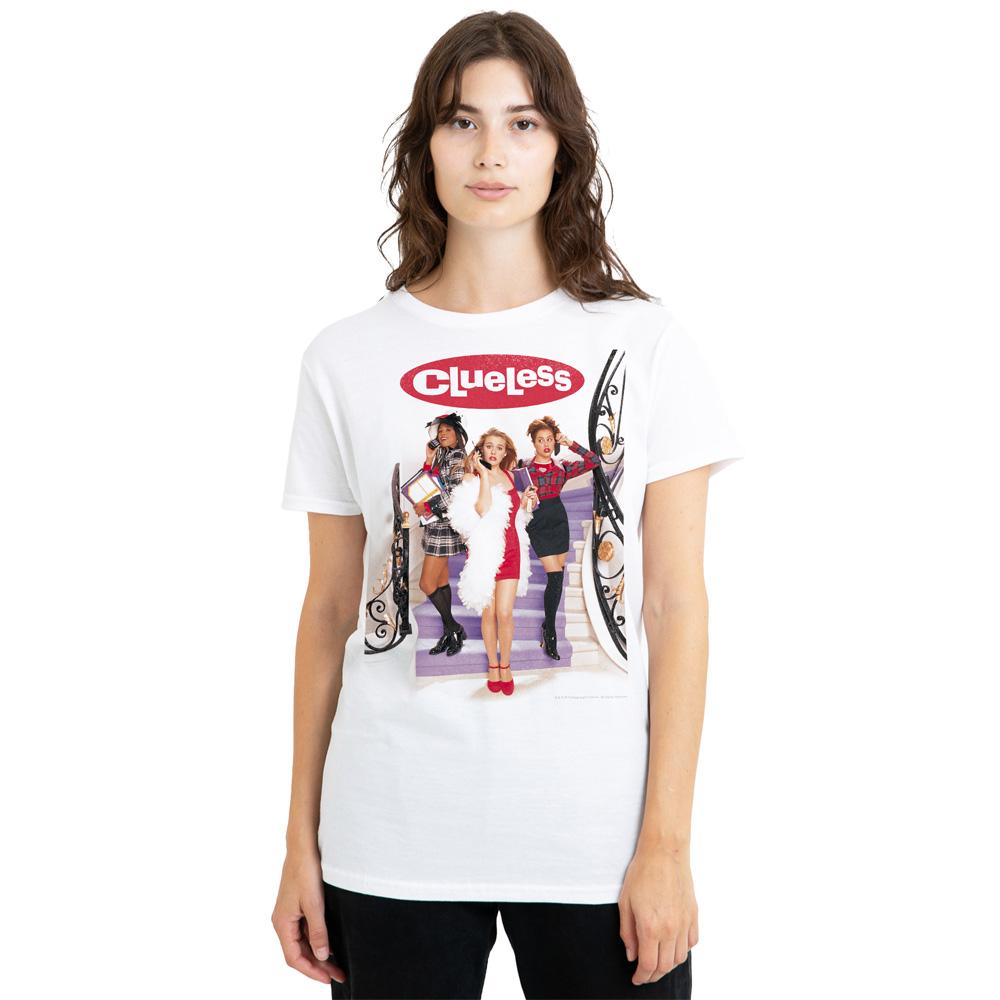 White - Side - Clueless Unisex Adult Poster T-Shirt