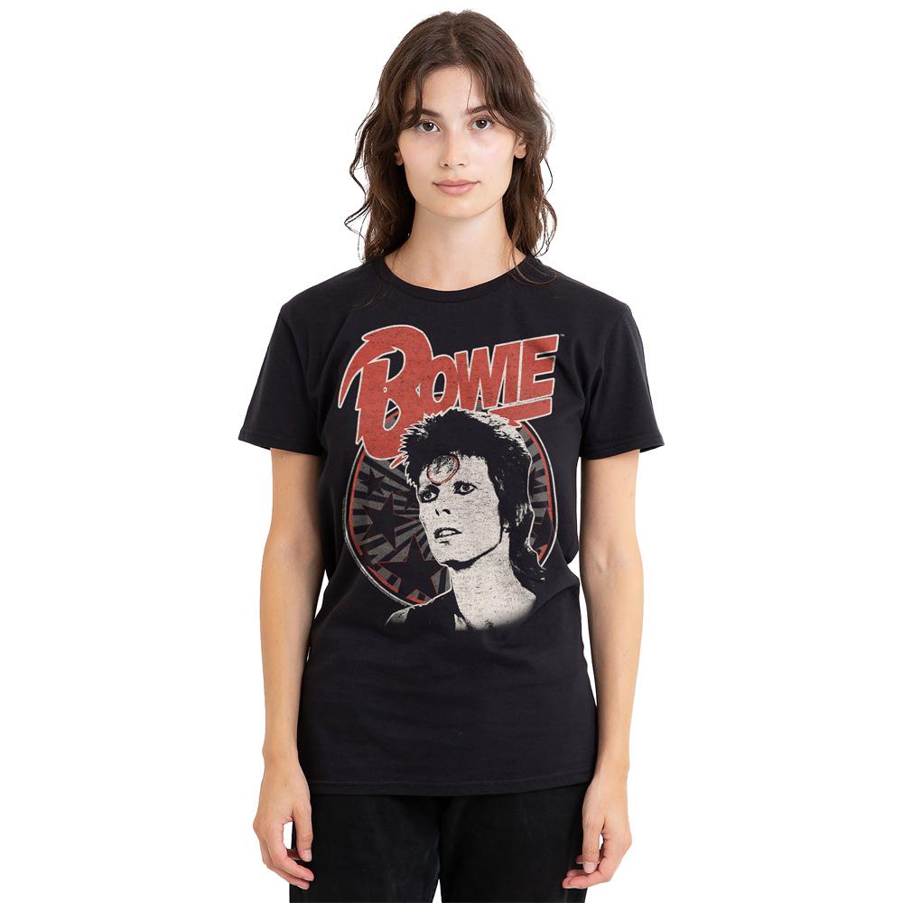 Black - Side - David Bowie Unisex Adult Space Oddity T-Shirt
