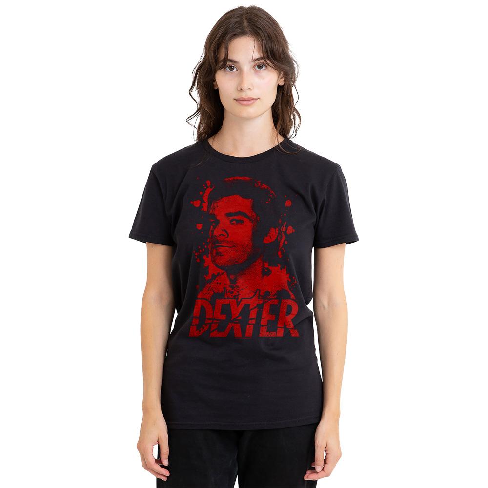 Black - Side - Dexter Unisex Adult Born In Blood T-Shirt