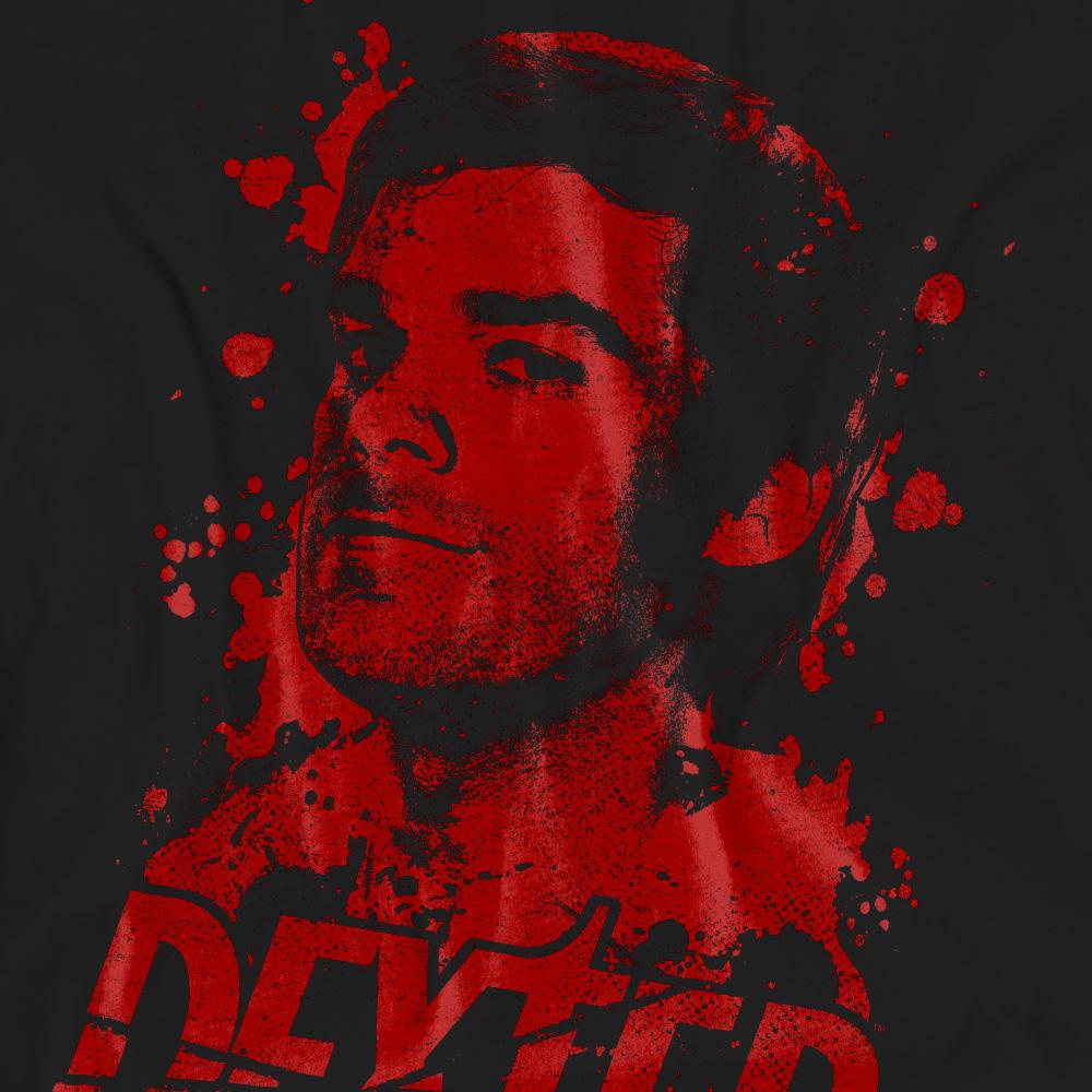 Black - Pack Shot - Dexter Unisex Adult Born In Blood T-Shirt