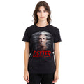 Black - Side - Dexter Unisex Adult Plastic Wrap T-Shirt