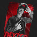 Black - Pack Shot - Dexter Unisex Adult See Saw T-Shirt