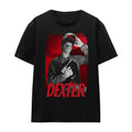 Black - Front - Dexter Unisex Adult See Saw T-Shirt