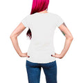 White - Back - David Bowe Womens-Ladies Aladdin Sane T-Shirt