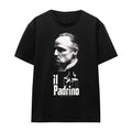 Black - Front - The Godfather Unisex Adult Il Padrino T-Shirt