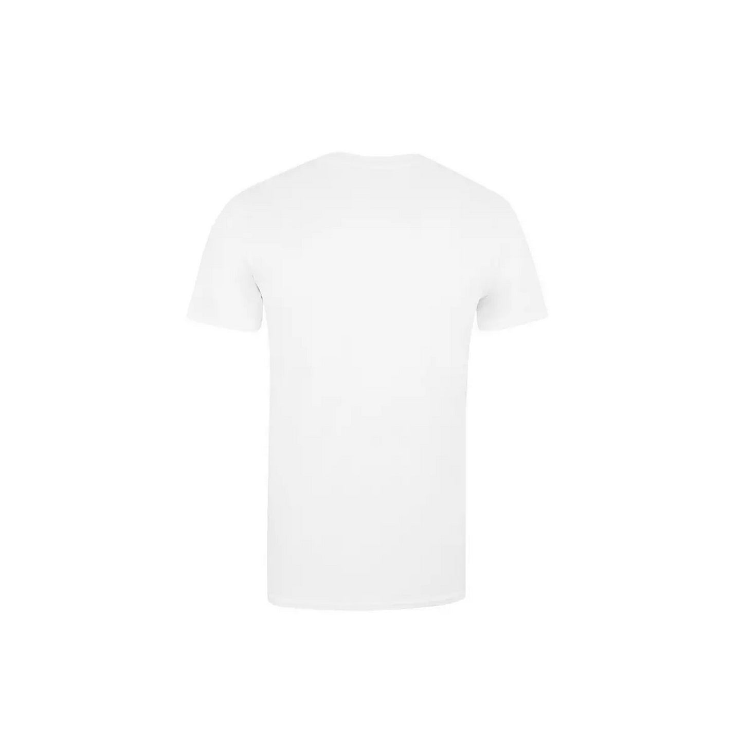 White - Back - Wacky Races Mens Captain Caveman T-Shirt