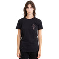 Black - Side - Grease Unisex Adult Pink Ladies T-Shirt