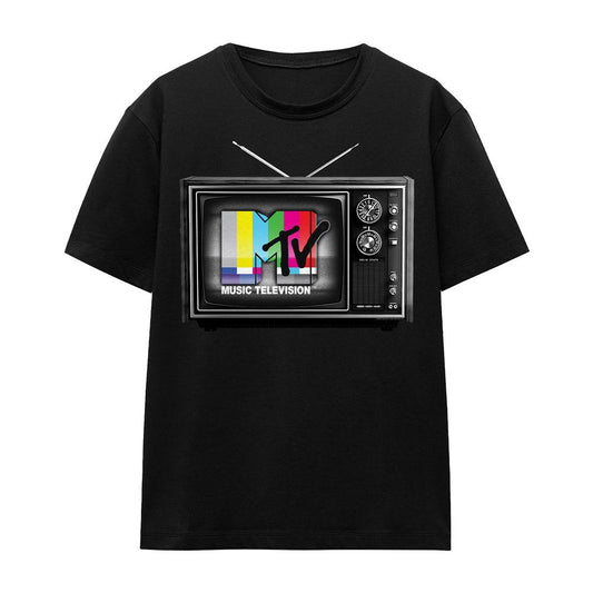 Black - Front - MTV Unisex Adult TV T-Shirt