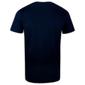 Navy - Back - Captain America Mens The First Avenger Flag T-Shirt