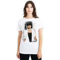 White - Side - NCIS Unisex Adult Abby Skulls T-Shirt